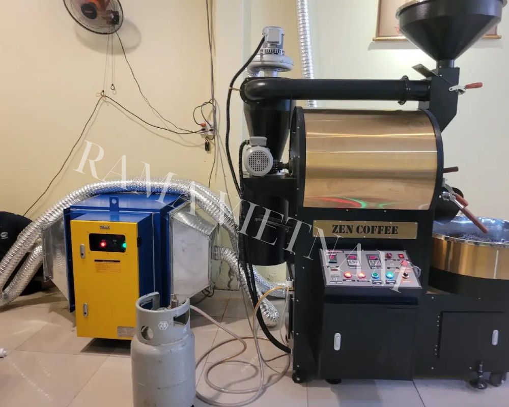 Xử lí mùi máy rang cà phê tại Quận 7, thành phố Hồ Chí Minh với máy lọc tĩnh điện Rama R6000