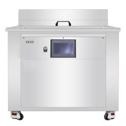 Bể rửa siêu âm công nghiệp tần số kép Rama GM-DF bảng điều khiển PLC