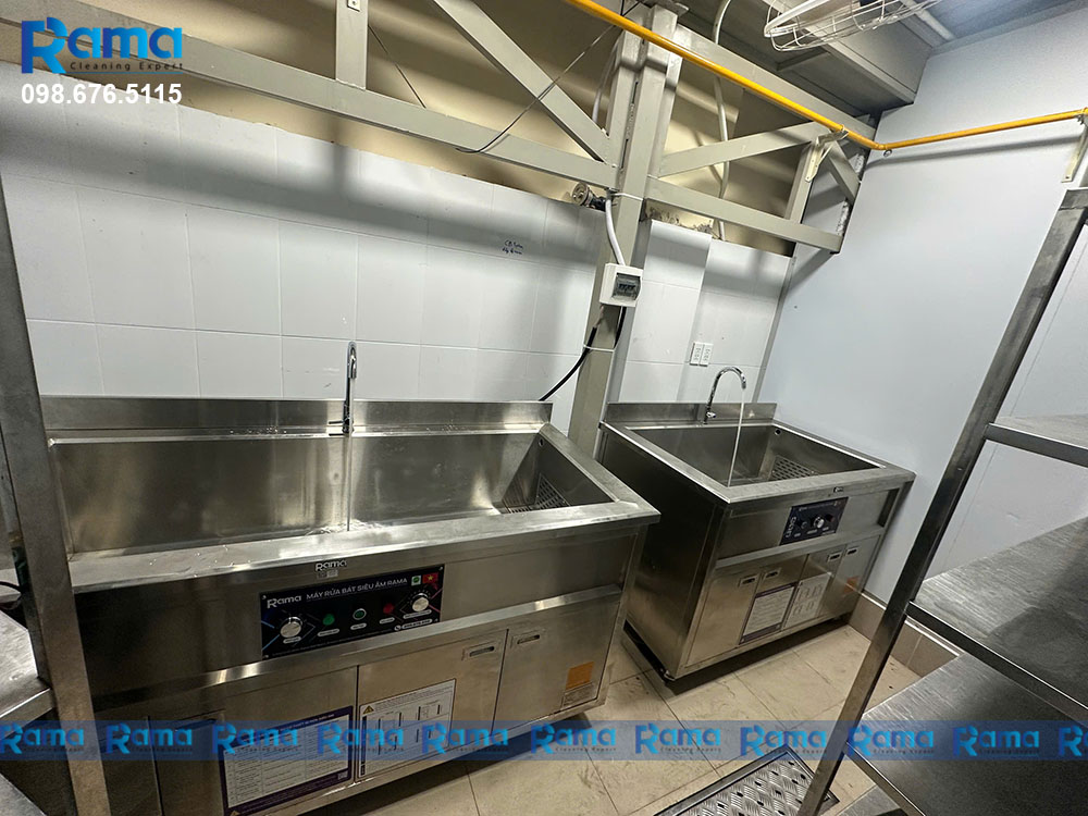máy rửa bát siêu âm