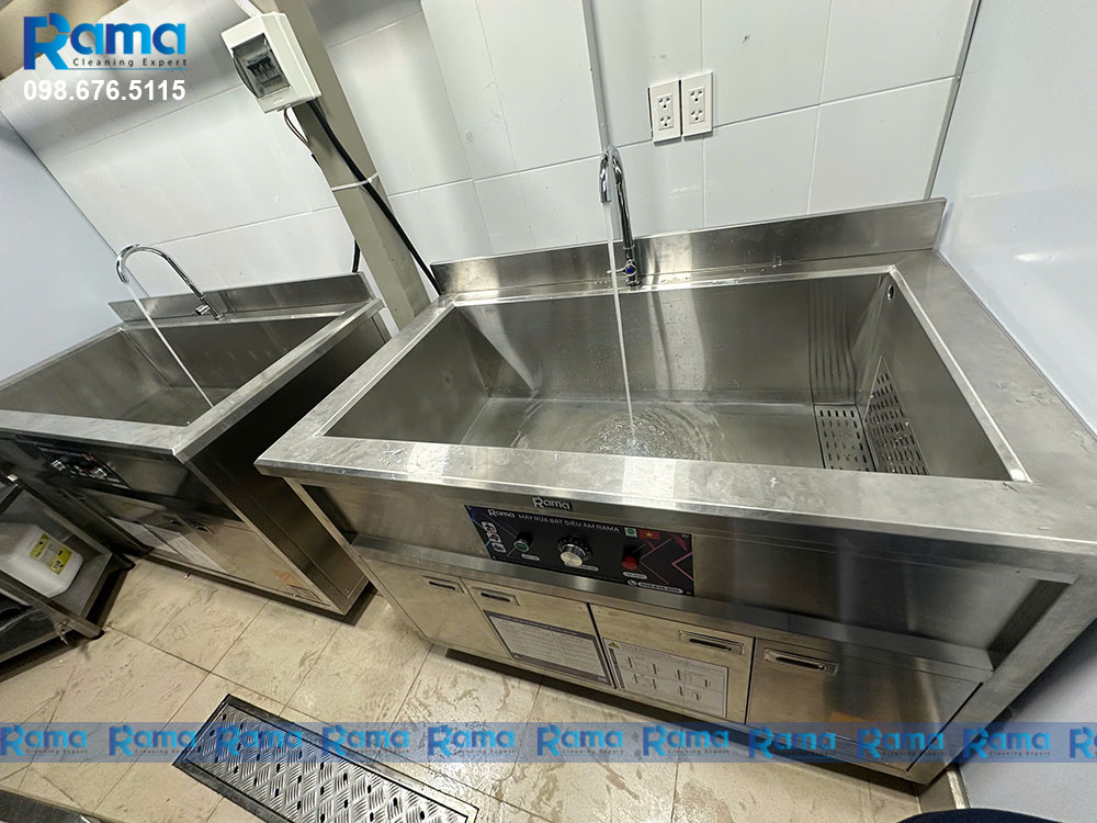 máy rửa bát siêu âm