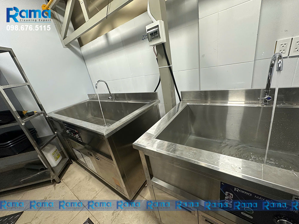 máy rửa bát siêu âm