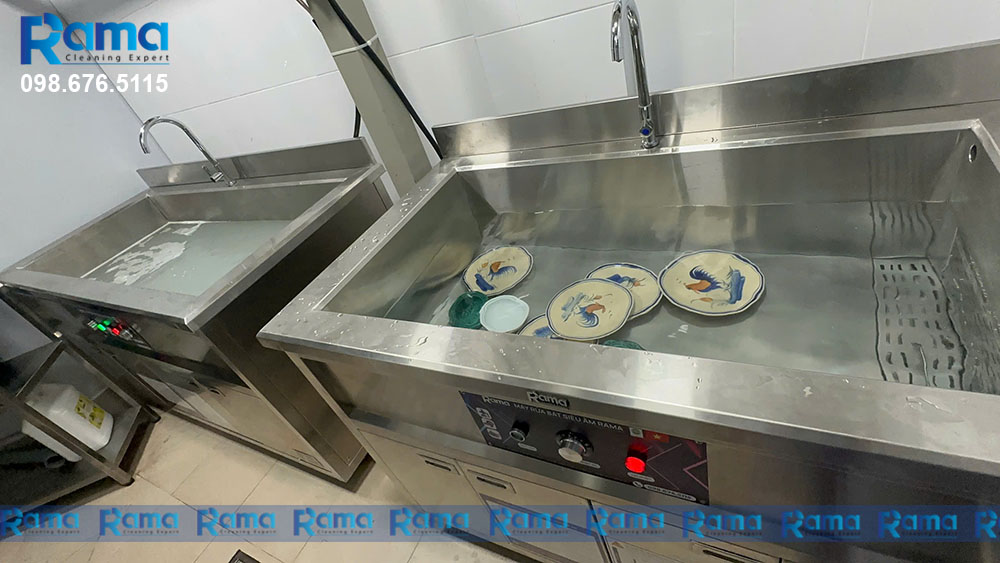 máy rửa bát siêu âm
