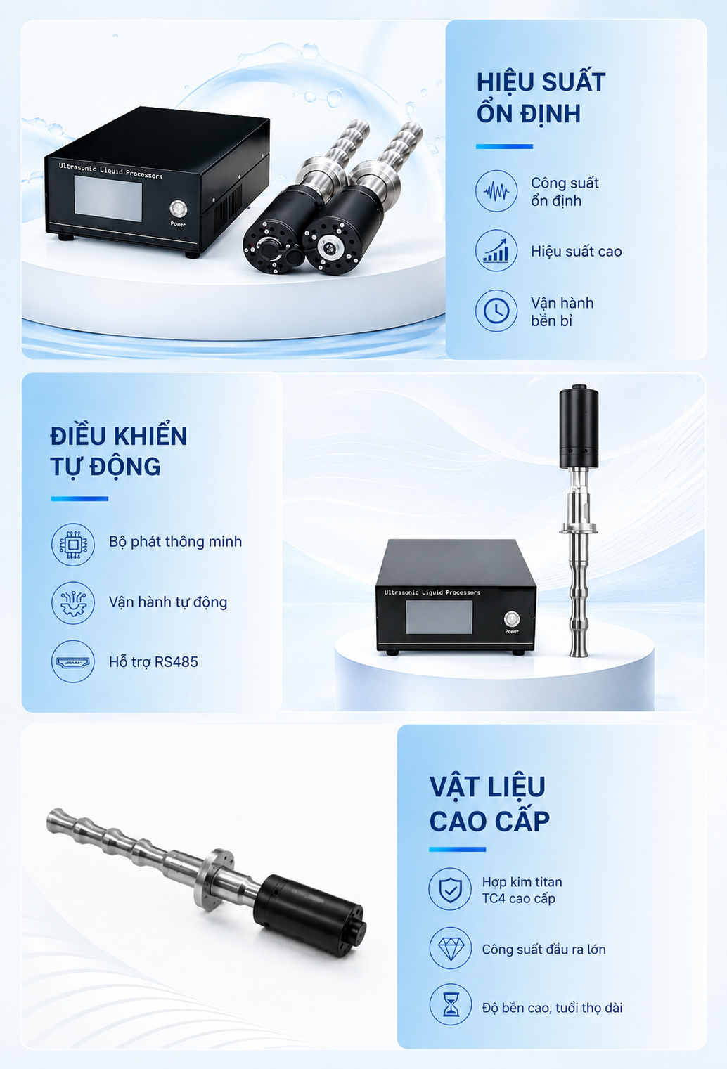 Máy khuấy siêu âm Rama MK 