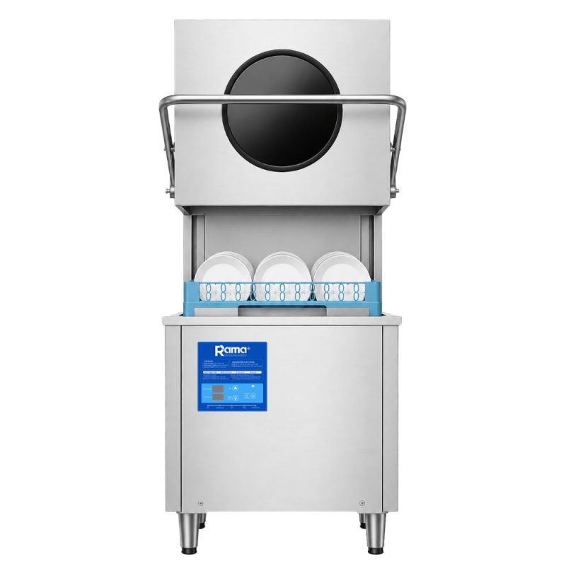 Máy rửa bát công nghiệp cửa sập Rama RC - 15000 cho nhà hàng, bếp ăn