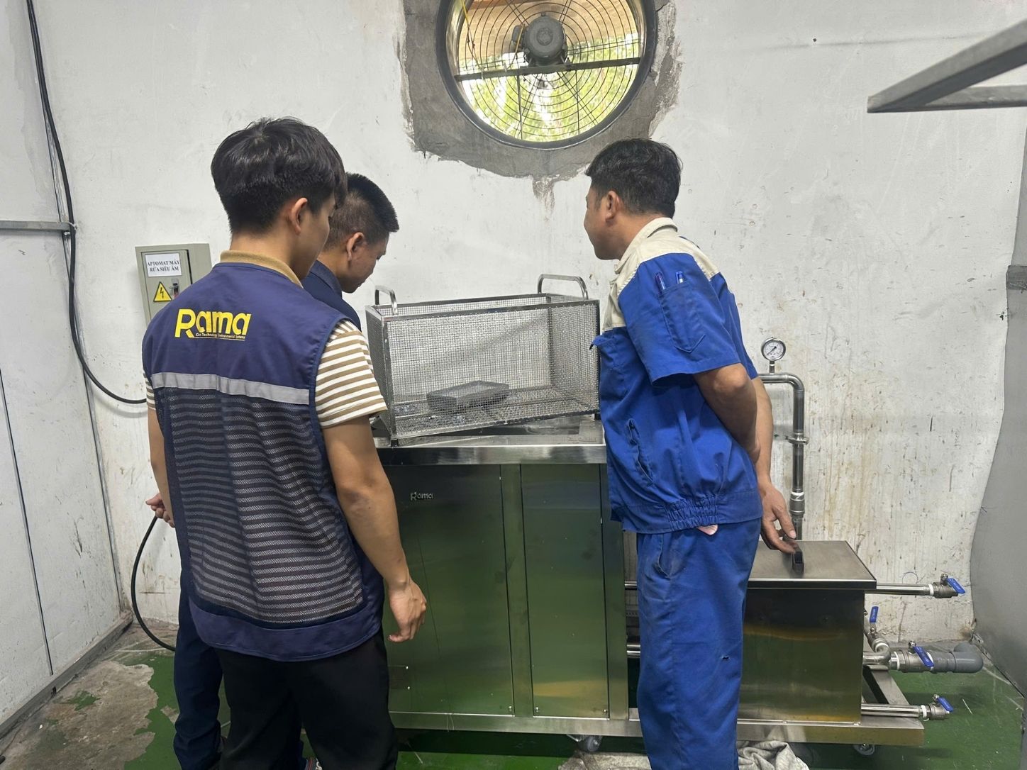 Rama – Thiết kế giải pháp làm sạch chi tiết máy theo yêu cầu doanh nghiệp