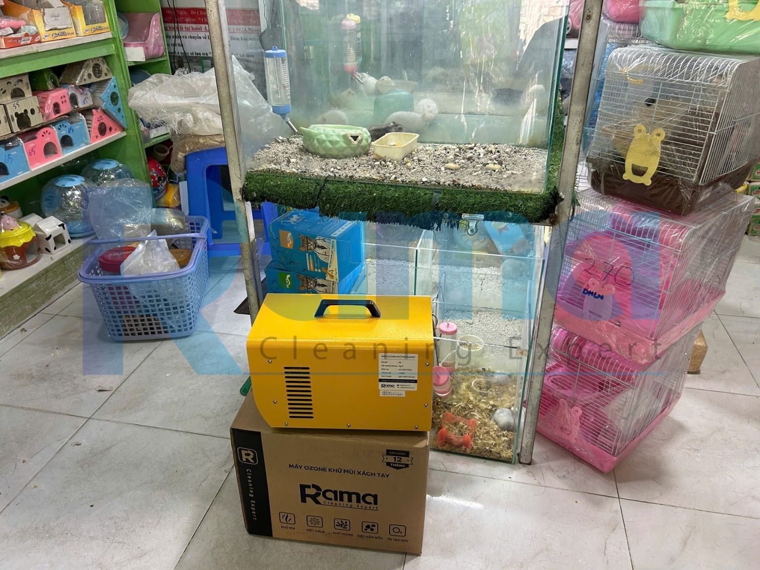 TL Pet Shop hoàn tất dự án với máy khử mùi Rama R5