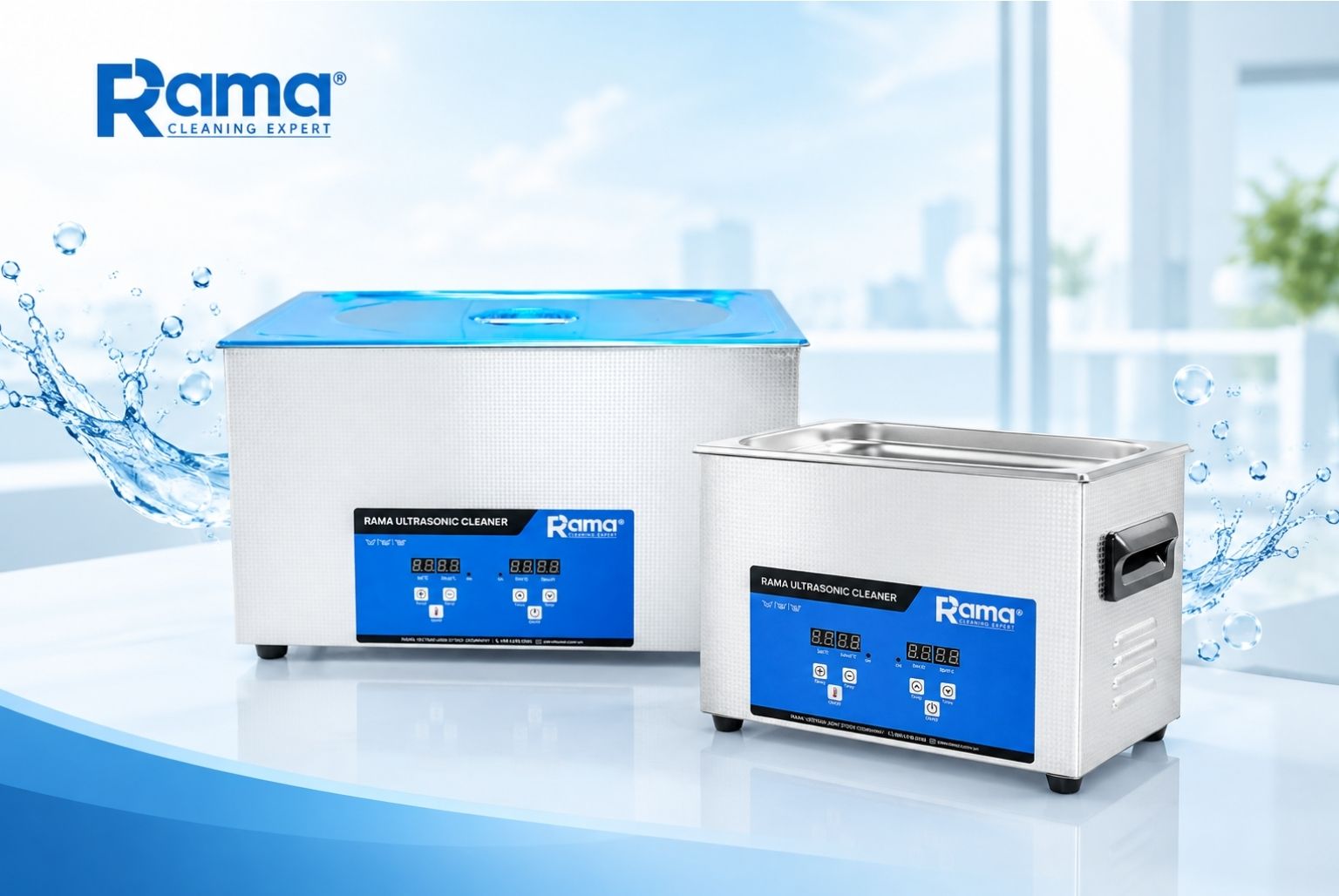Máy rửa sóng siêu âm Rama Lite-15L – Làm sạch chi tiết kỹ thuật nhanh chóng, thuận tiện